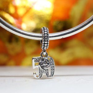 PANDORA 50 YEARS OF LOVE CHARM 797264CZ